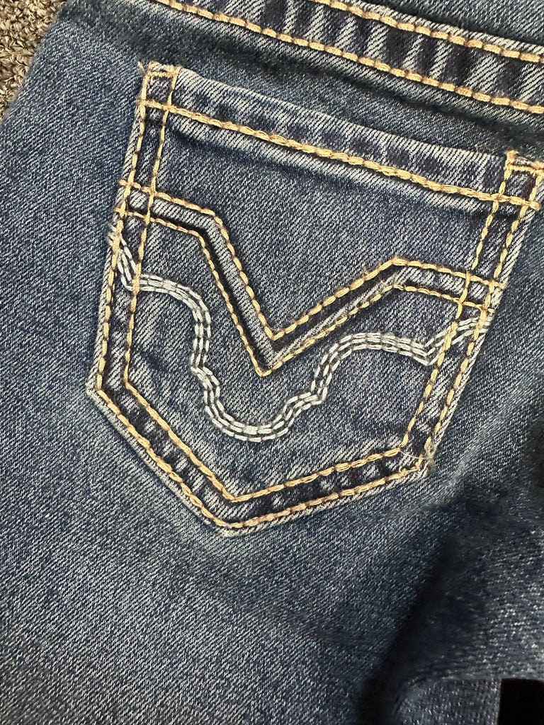 ROCK & ROLL YOUTH GIRLS BOOTCUT RAISED DENIM