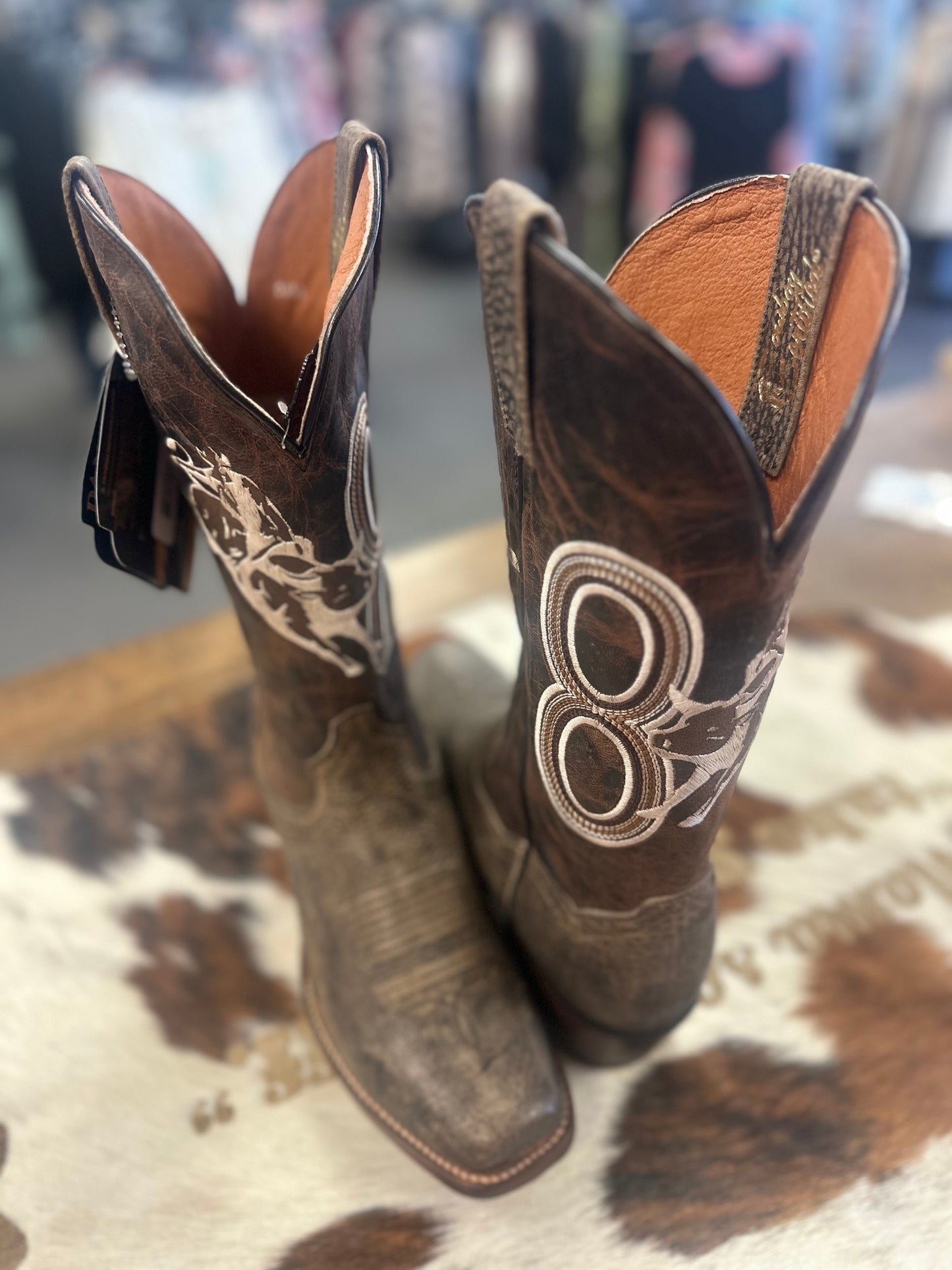 DAN POST MENS 8 SECOND MAUNEY WESTERN BOOT