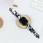 Black Cow Apple Watch Pattern Silicone Animal Milk Band: 38/40/41mm