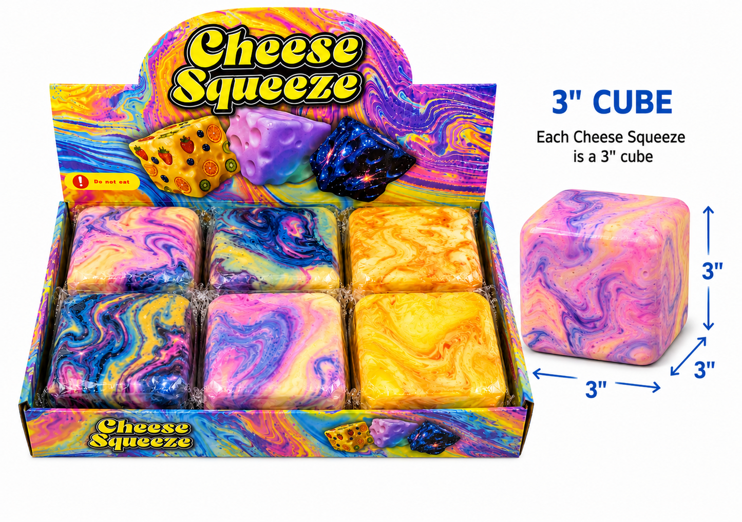 Cheese Squeeze Foam Squishy