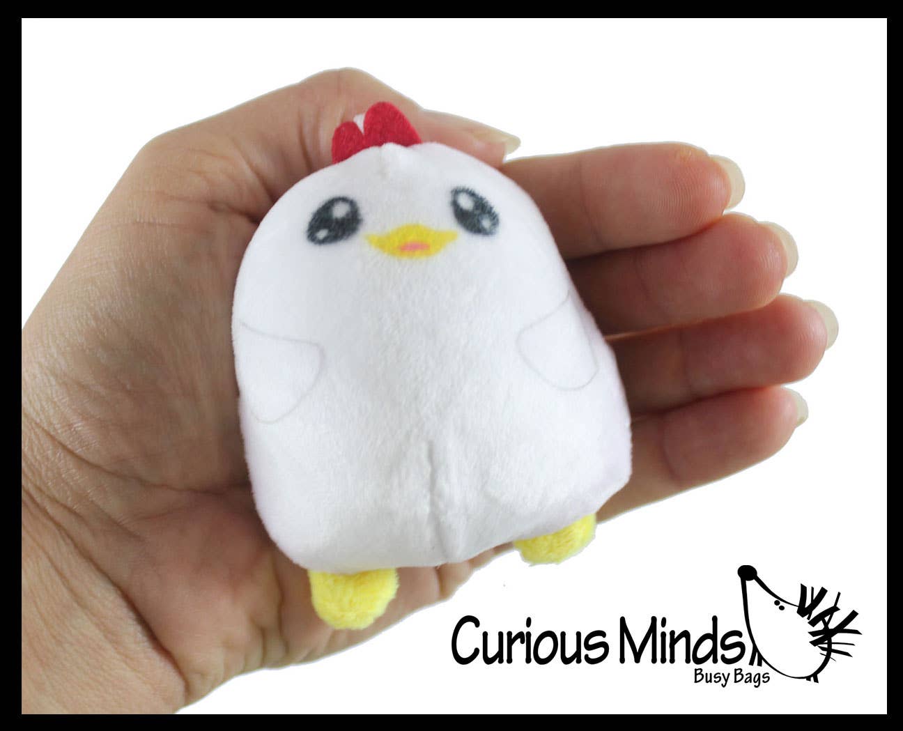 1 Plush Farm Animal Sugar Ball - Thick Glue/Gel Stretch Ball