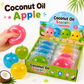 Coconut Oil Squishy Apple Squeeze Toy — Stretchy Stress Ball