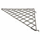 Only Hangers Triangular Shelf for Gridwall-Pack of 3: BLACK