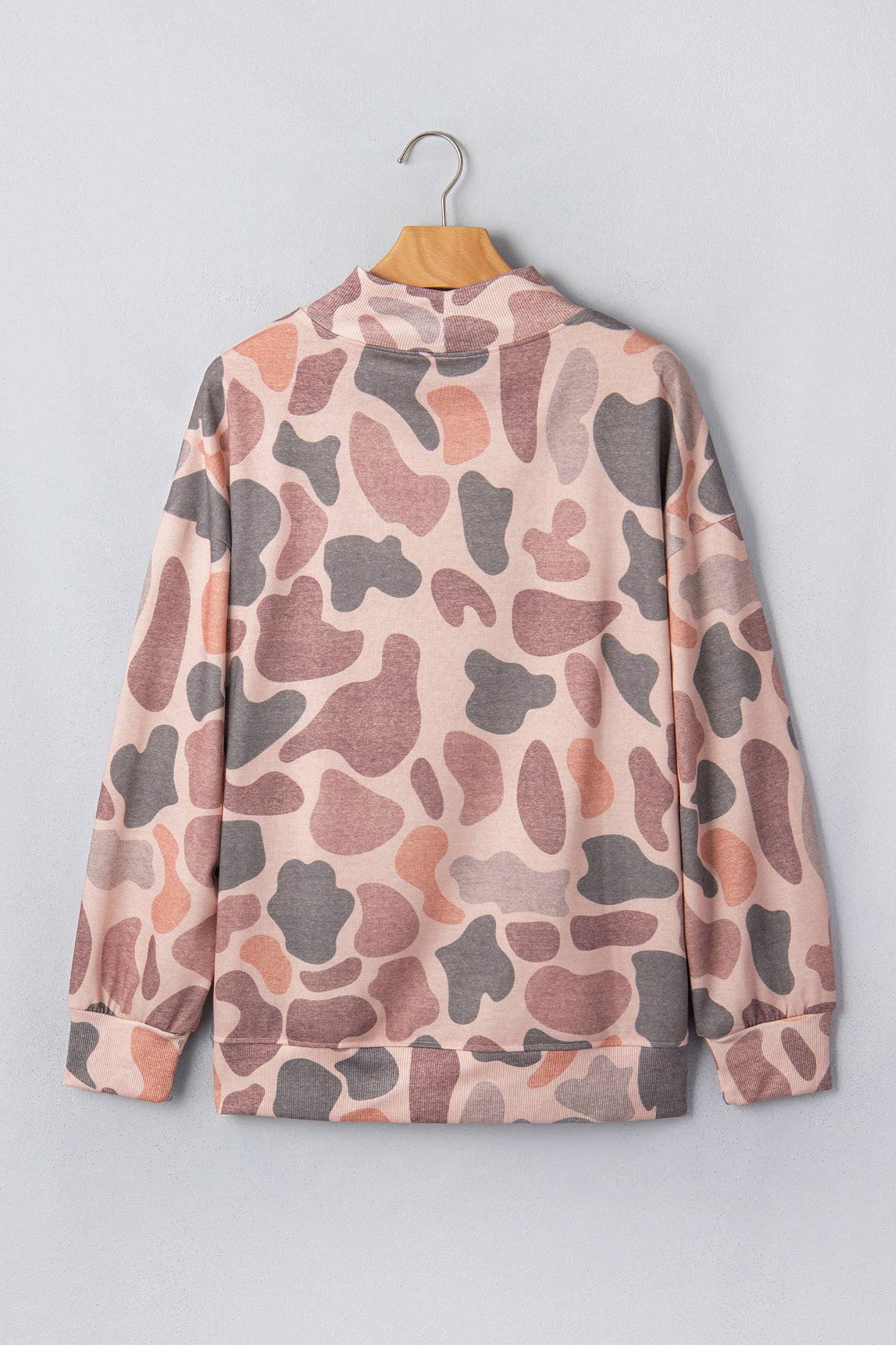 Full SizeCasual Camouflage Western Style Pullover Sweatshirt: Multicolour / S