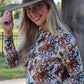 Buckaroo Long Sleeve Mesh Top