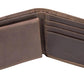 Bass Men's Bifold Woven Patch Leather Wallet.