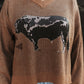 "THE BEEFY" ANGUS HIGHWAY KNIT* VINTAGE