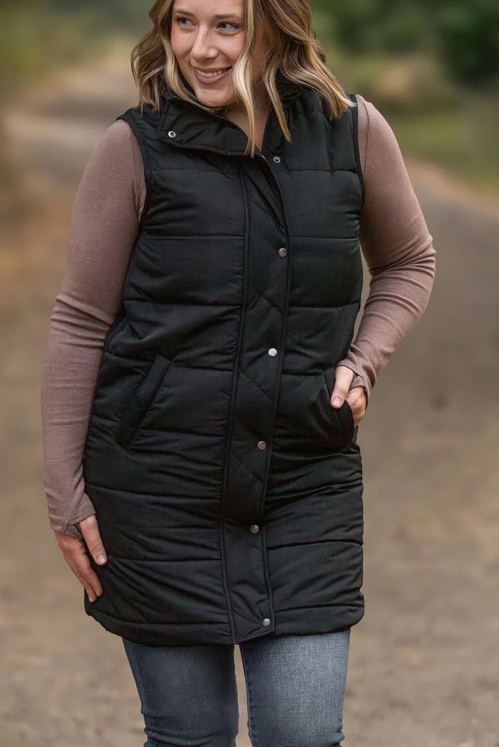Michelle Mae Harlow Vest in Black