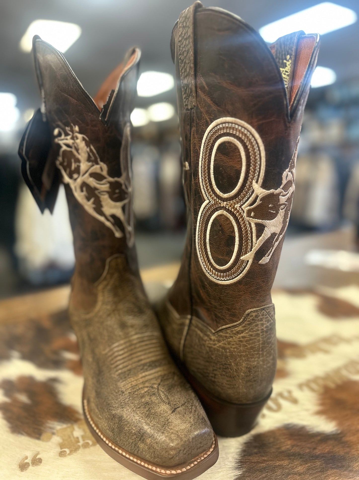 DAN POST MENS 8 SECOND MAUNEY WESTERN BOOT