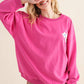 32372T - French Terry Graphic Pullover Sweatshirt: TAUPE / LARGE