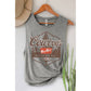 COWBOYS WILD WEST GRAPHIC TANK TOP: Mineral Black