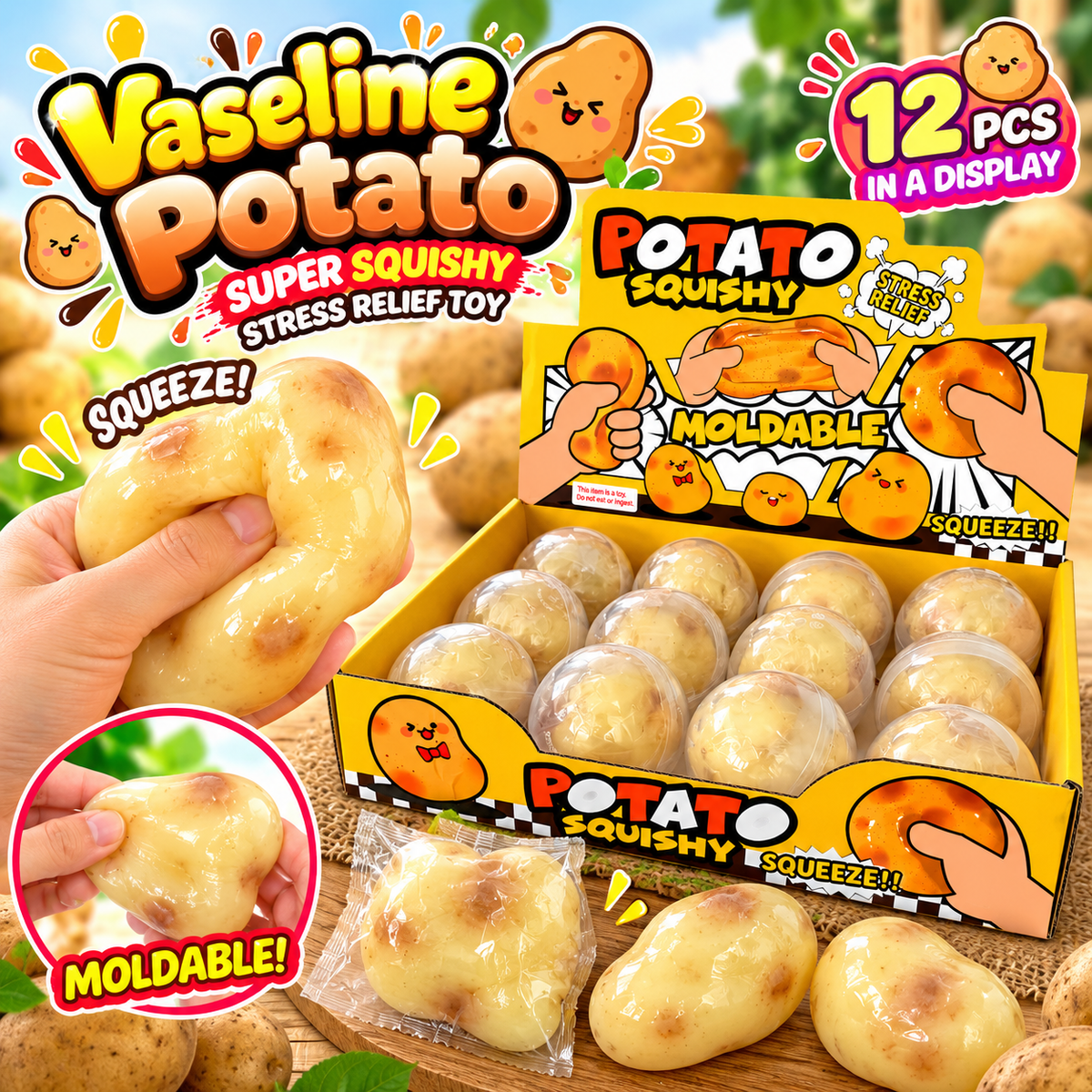 Vaseline Squishy Potato (Ultra Soft “Oil Squish”)