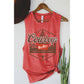 COWBOYS WILD WEST GRAPHIC TANK TOP: Mineral Black