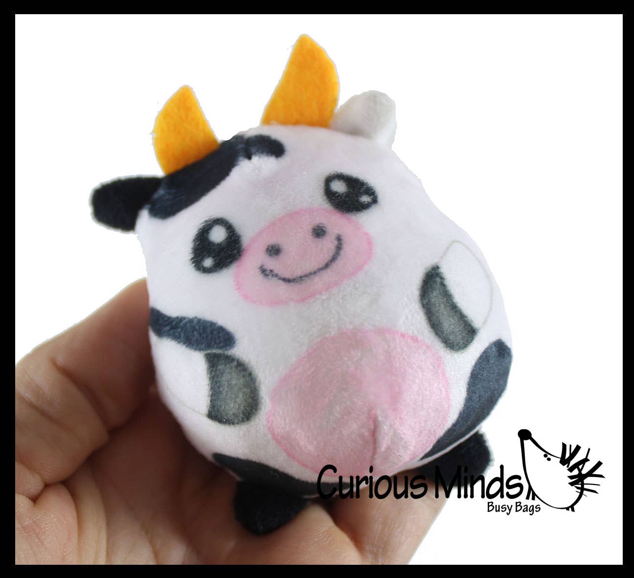 1 Plush Farm Animal Sugar Ball - Thick Glue/Gel Stretch Ball