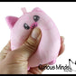 1 Plush Farm Animal Sugar Ball - Thick Glue/Gel Stretch Ball