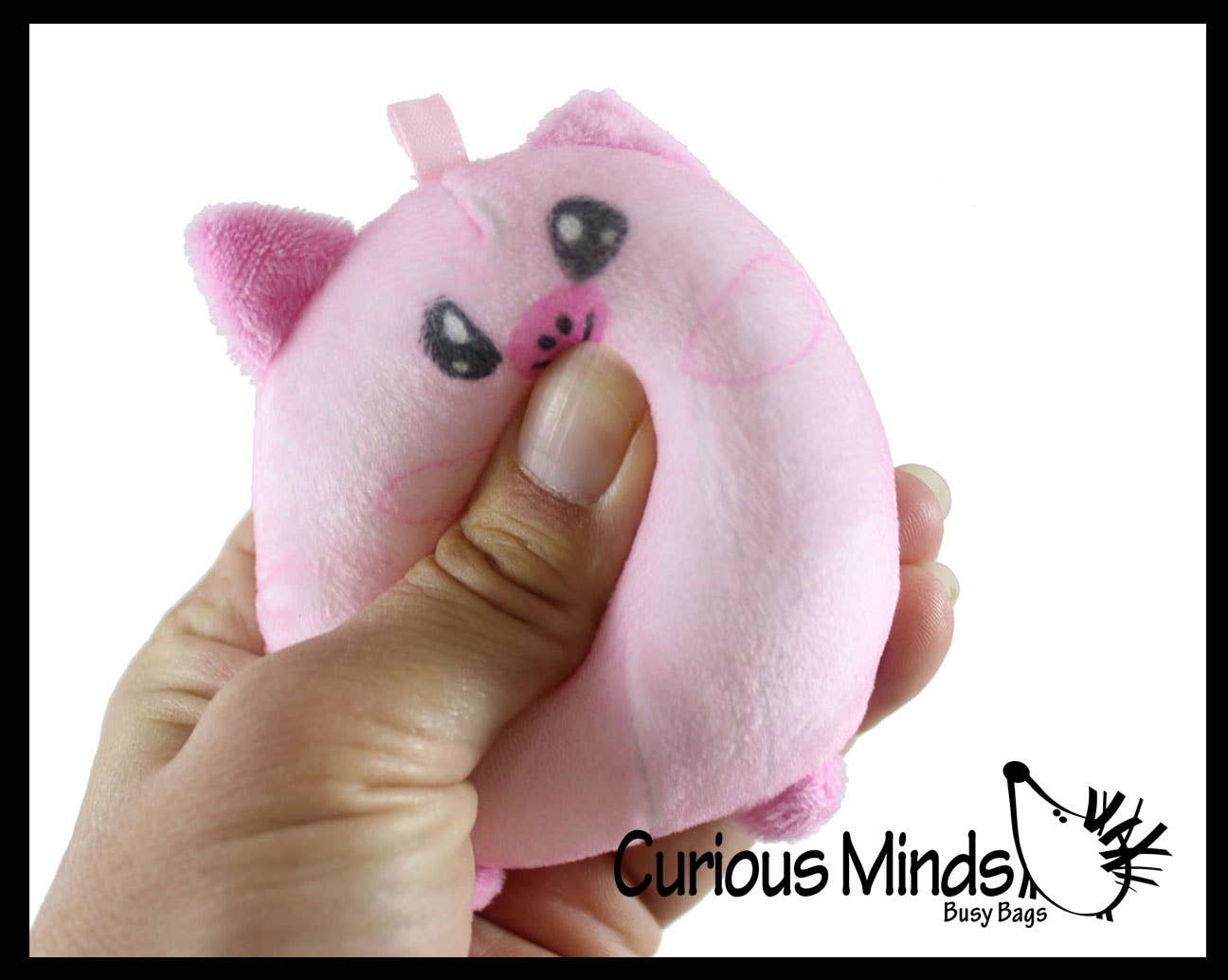 1 Plush Farm Animal Sugar Ball - Thick Glue/Gel Stretch Ball