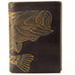 Bass Burnished Leather Trifold Wallet