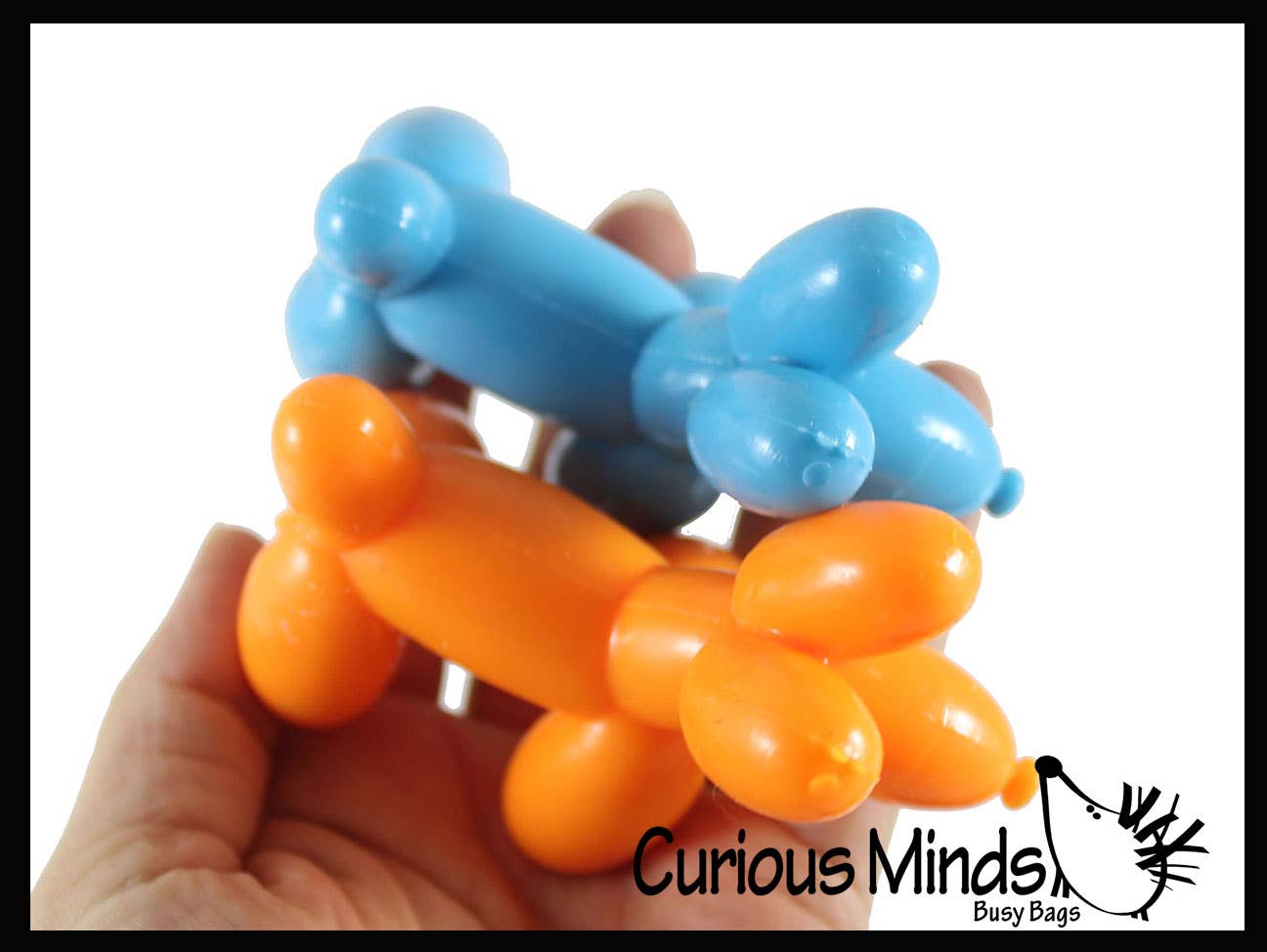 1 Mini Balloon Dog Doh Filled Stress Ball - Cute Squishy