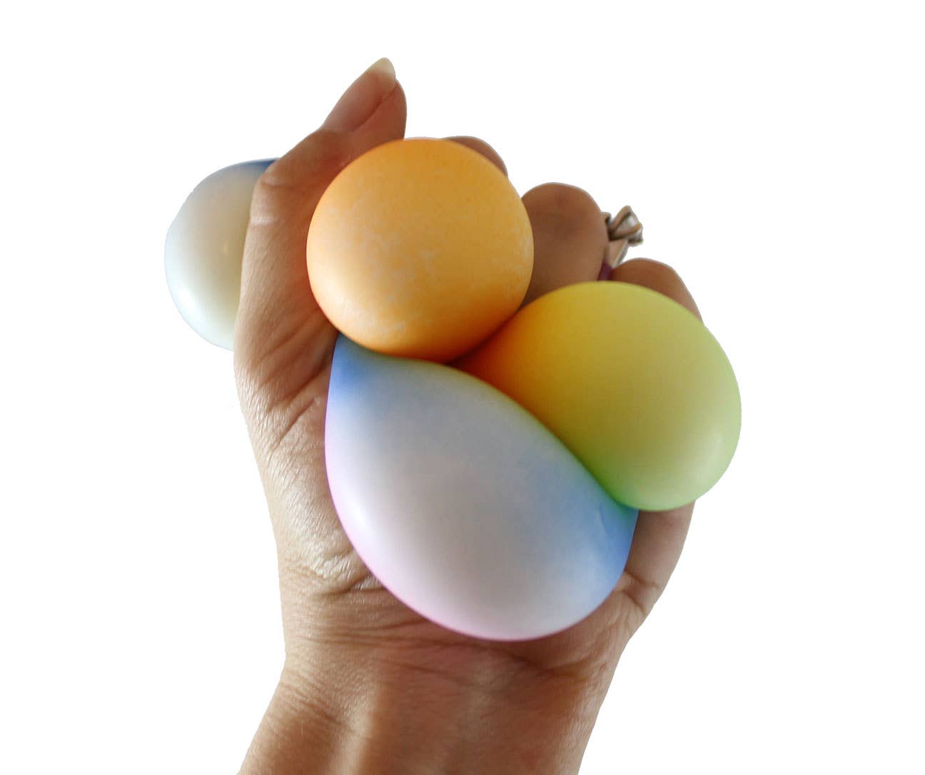 1.75" Rainbow Doh Filled Stress Ball - Glob Balls Squishy OT