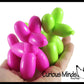 1 Mini Balloon Dog Doh Filled Stress Ball - Cute Squishy