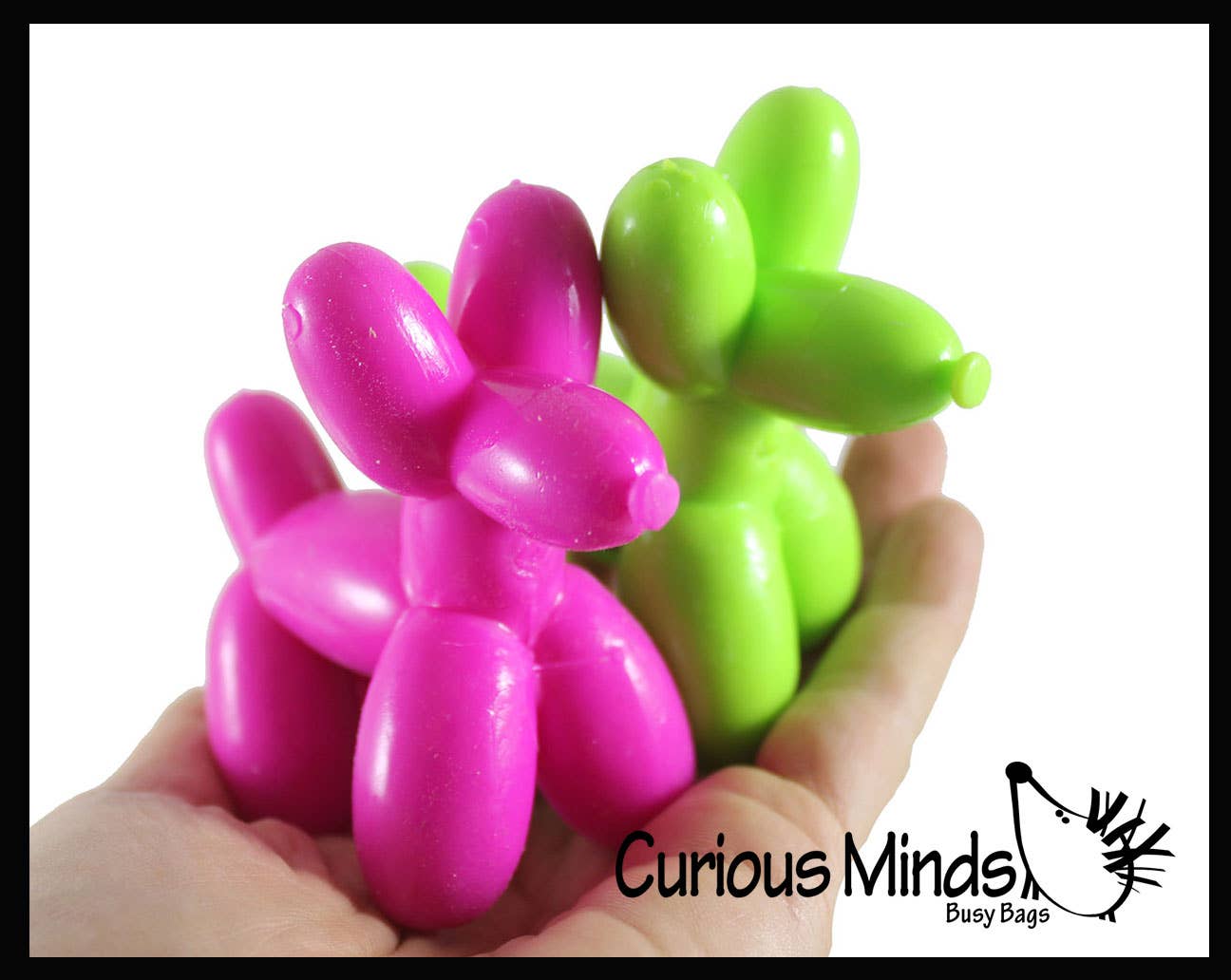 1 Mini Balloon Dog Doh Filled Stress Ball - Cute Squishy
