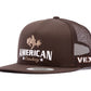 VEXIL BRAND American Cowboy - Bronc - Wet Brown/Coffee Mesh