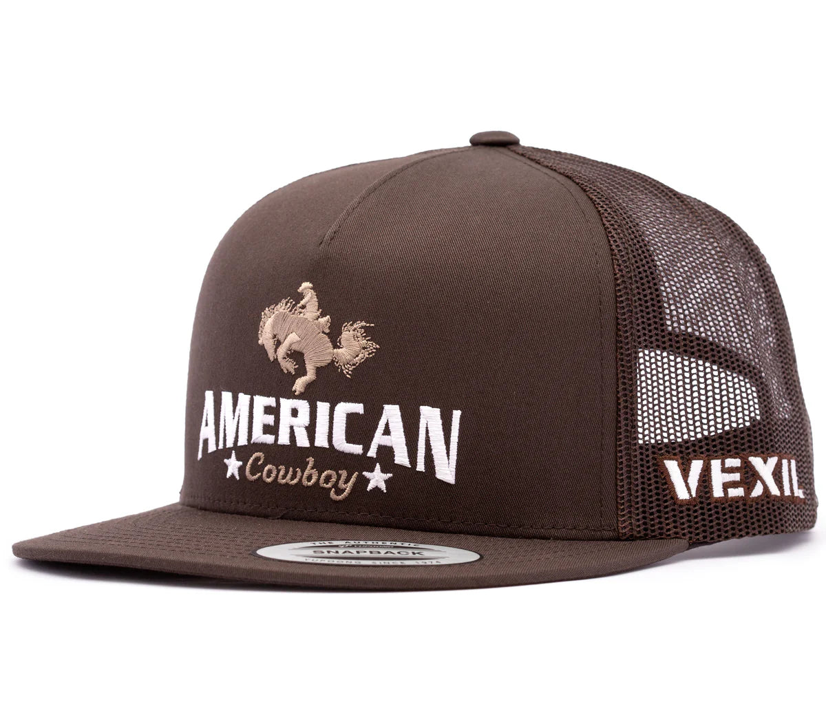 VEXIL BRAND American Cowboy - Bronc - Wet Brown/Coffee Mesh