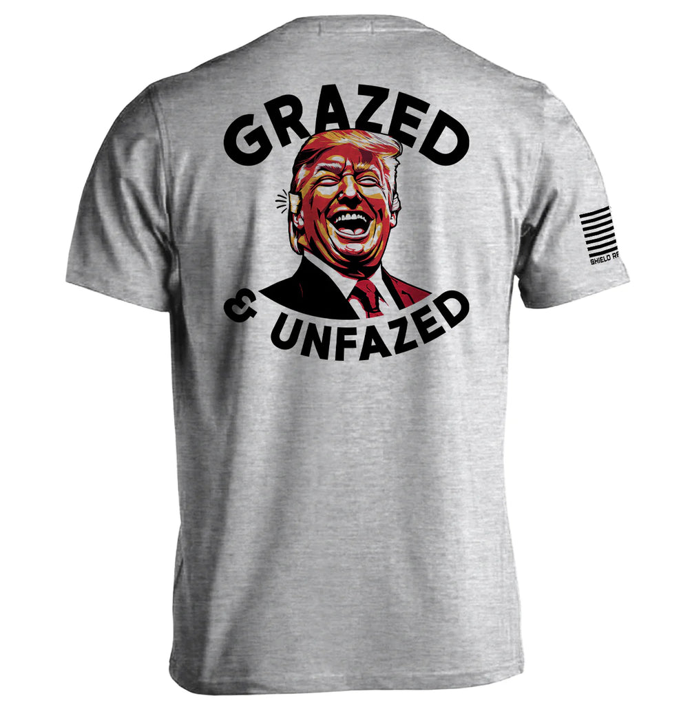 SHIELD REPUBLIC MENS GRAZED AND UNFAZED TSHIRT