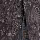 ROCK & ROLL Boys' Black Paisley Print Long Sleeve Snap Shirt