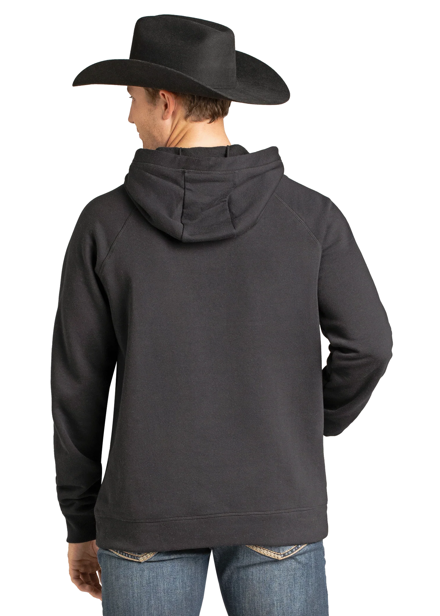 ROCK & ROLL COWBOY NATION SKULL GRAPHIC HOODIE