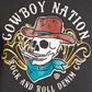 ROCK & ROLL COWBOY NATION SKULL GRAPHIC HOODIE