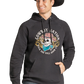 ROCK & ROLL COWBOY NATION SKULL GRAPHIC HOODIE
