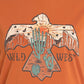 Rock & Roll Womens Eagle Graphic T-Shirt Rust