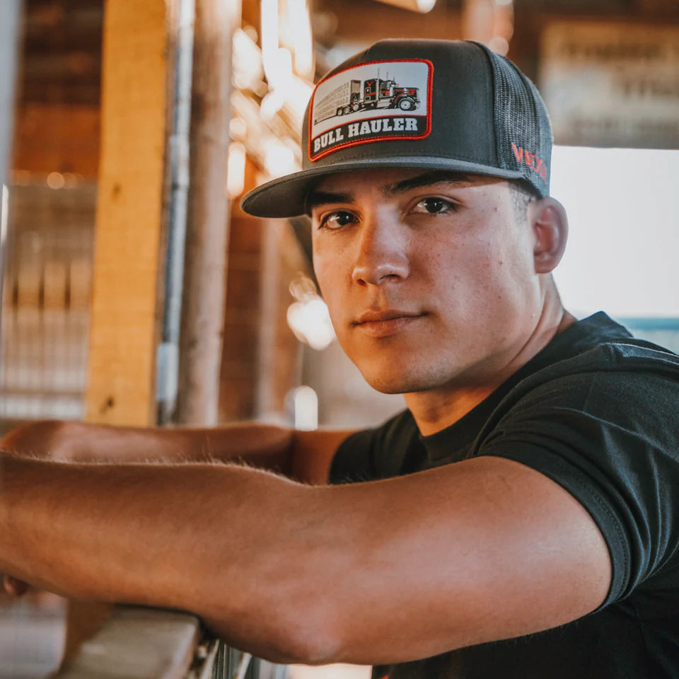Vexil Bull Hauler Hat Charcoal/Charcoal Mesh