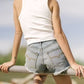 KIMES RANCH DAISY SHORTS - Mid wash