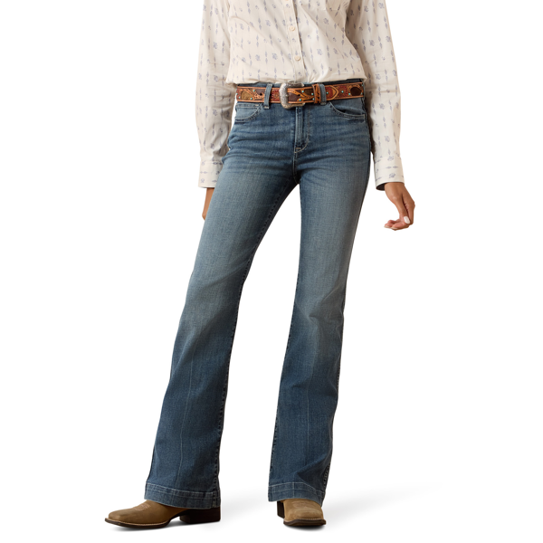 Ariat High Rise Vera Slim Trouser Jeans - greyson