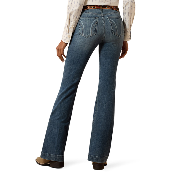 Ariat High Rise Vera Slim Trouser Jeans - greyson