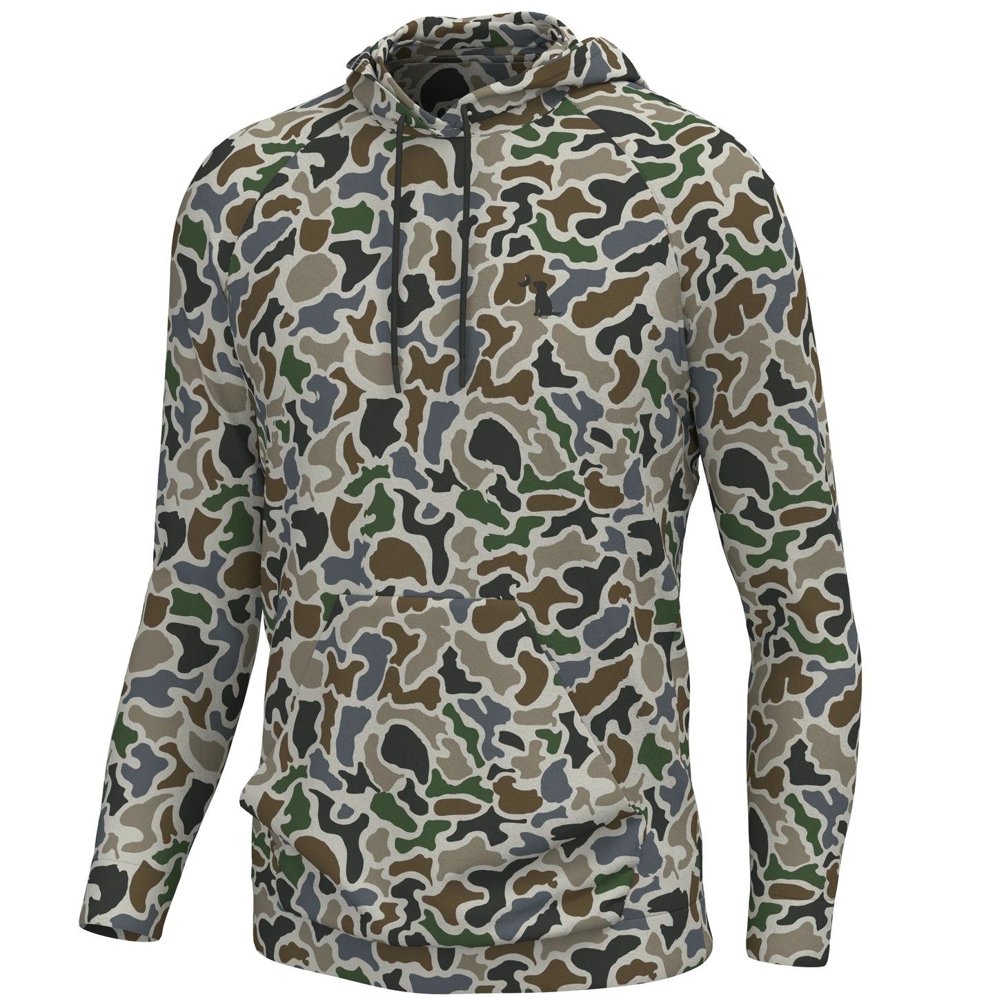 LOCAL BOY Velvet Fleece Hemlock Hoodie Color: Localflage
