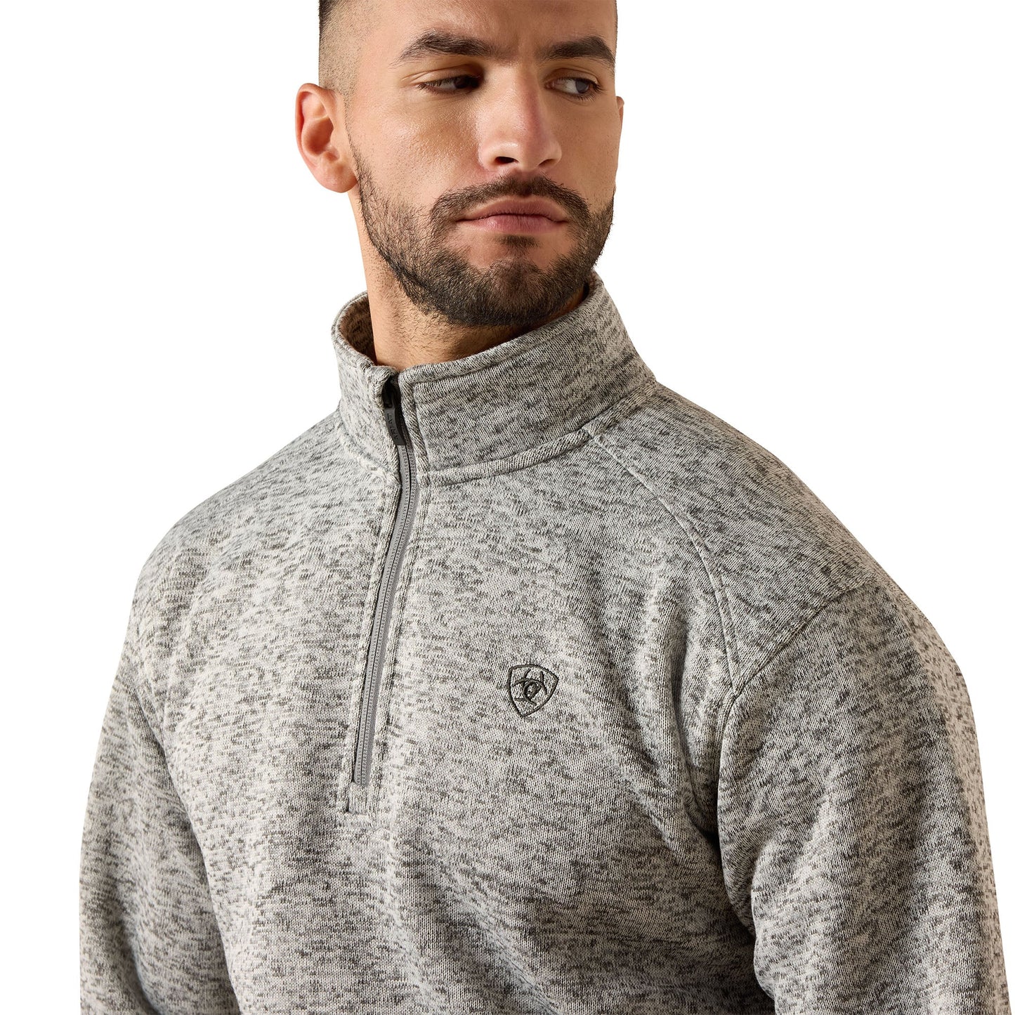 Ariat Men's Caldwell Nulla Heather 1/4 Zip Sweater