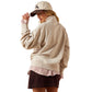 Ariat Ladies Running Wild Oatmeal Heather 1/2 Zip Sweatshirt