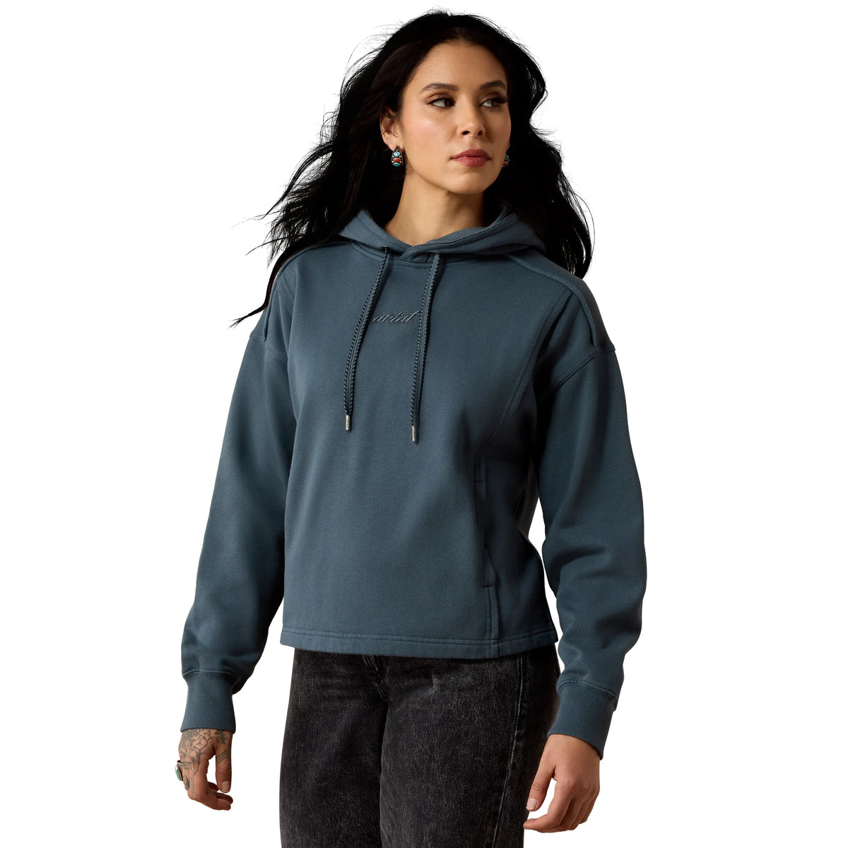 Ariat Ladies Daydreamer Dark Slate Hoodie 10080711