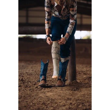 Lucky chuck We Ride At Dawn Tan Performance Socks