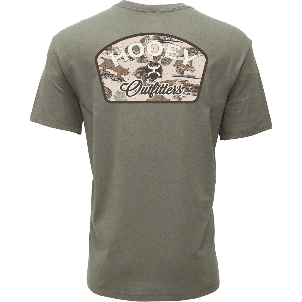 HOOEY MENS "Outfitters" Green Hooey Outfitters T-shirt