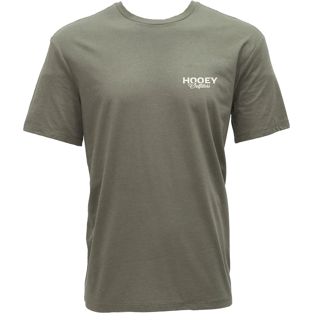 HOOEY MENS "Outfitters" Green Hooey Outfitters T-shirt