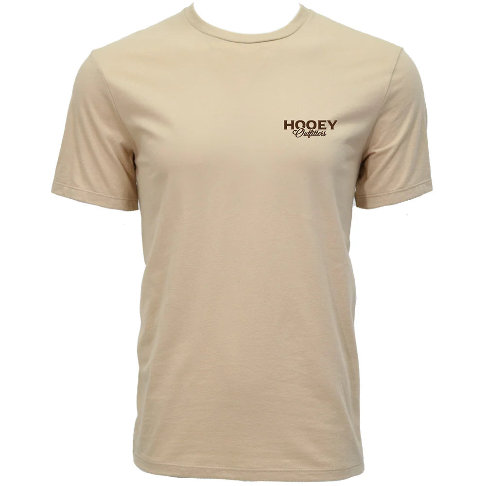 HOOEY MENS "Outfitters" Tan Hooey Outfitters T-shirt