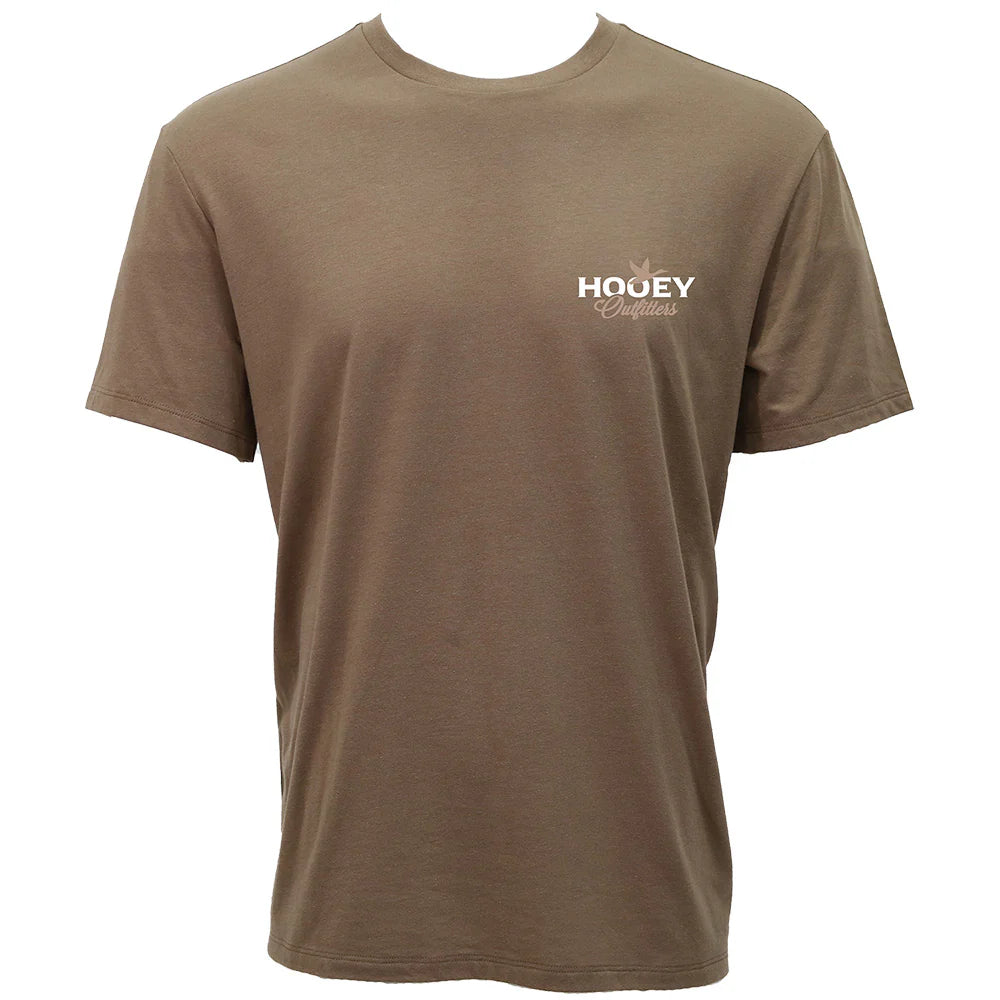 HOOEY MENS "Decoy" Brown Hooey Outfitters T-shirt