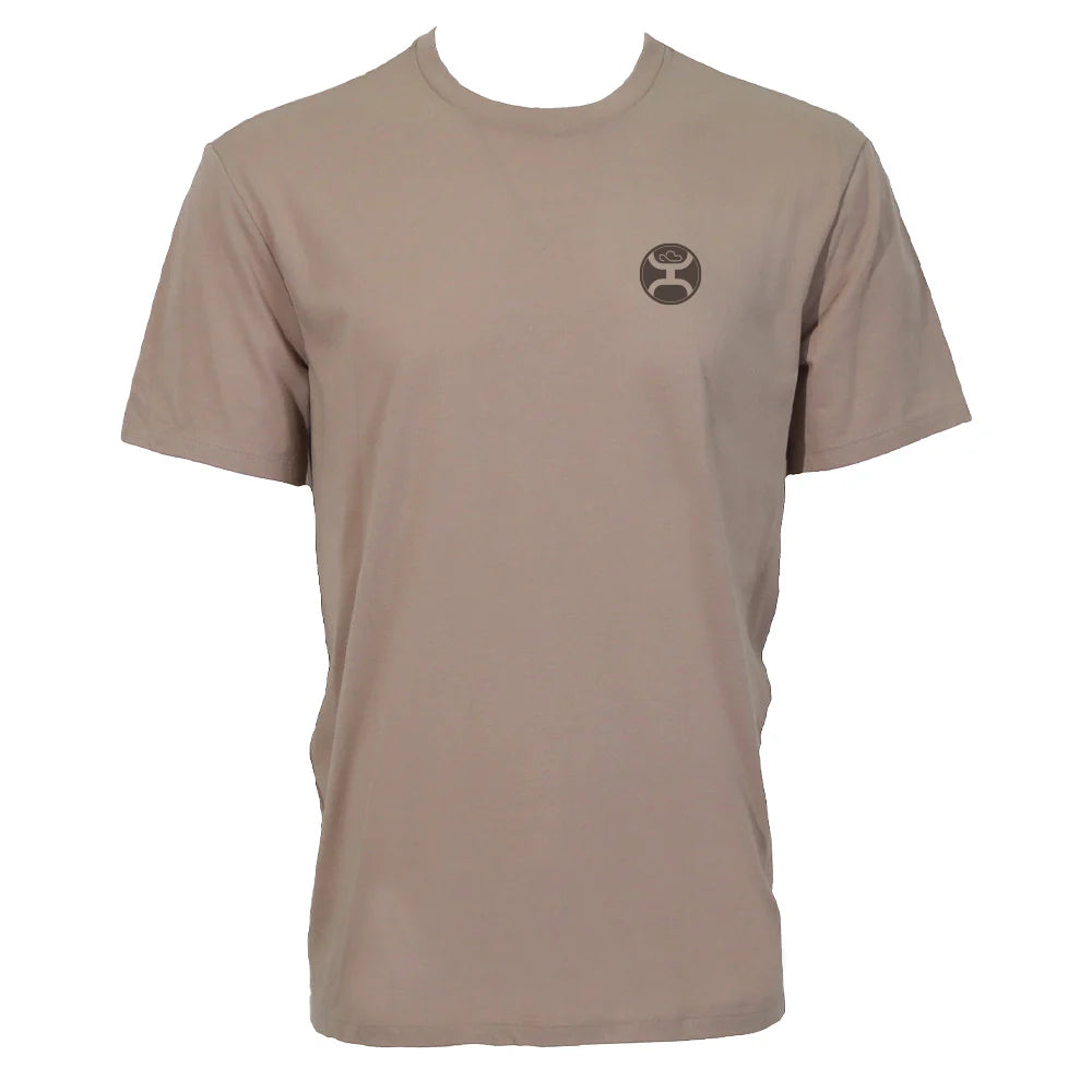 Hooey Mens "Flint" Tan w/Camo Hooey Logo T-shirt