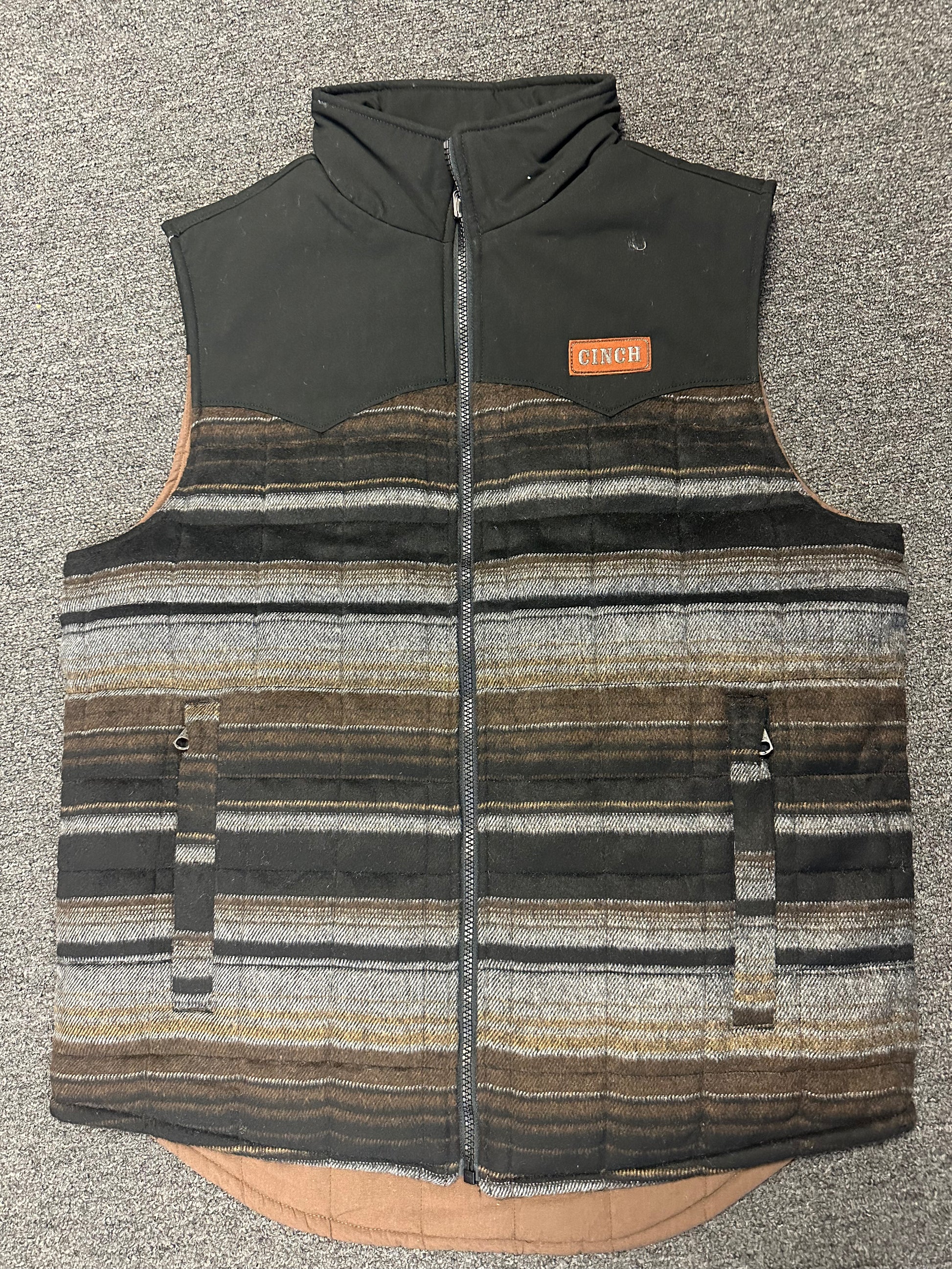 Cinch men's 2025 black vest