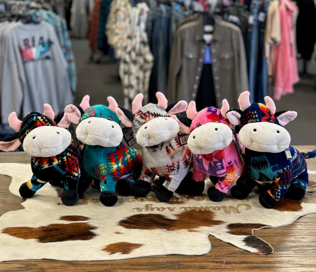 AZTEC COW STUFFED ANIMAL