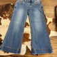 ROCK & ROLL GIRLS TROUSER JEANS RAISED BOOT STITCH